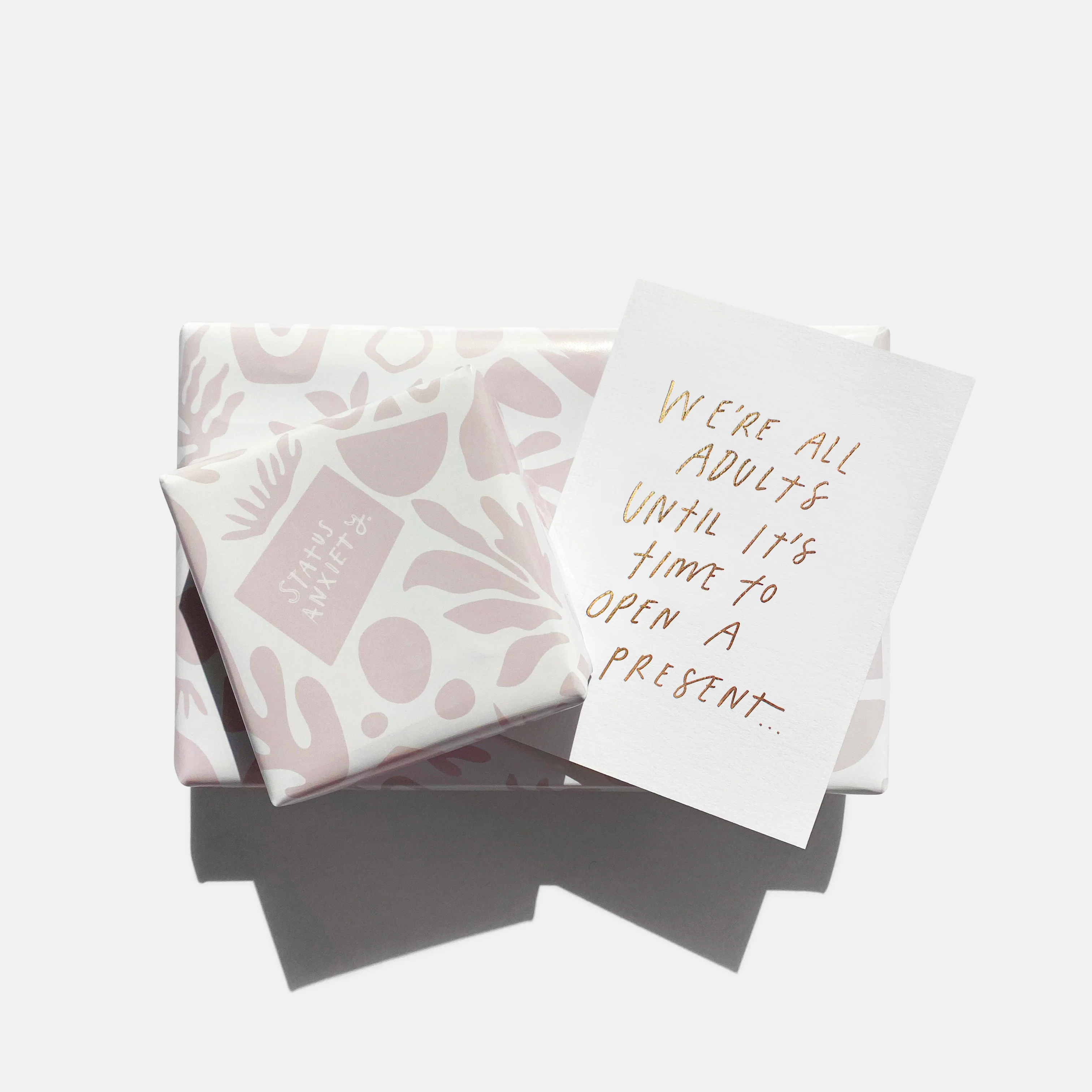 Abstract Gift Wrapping & Card - Image 2