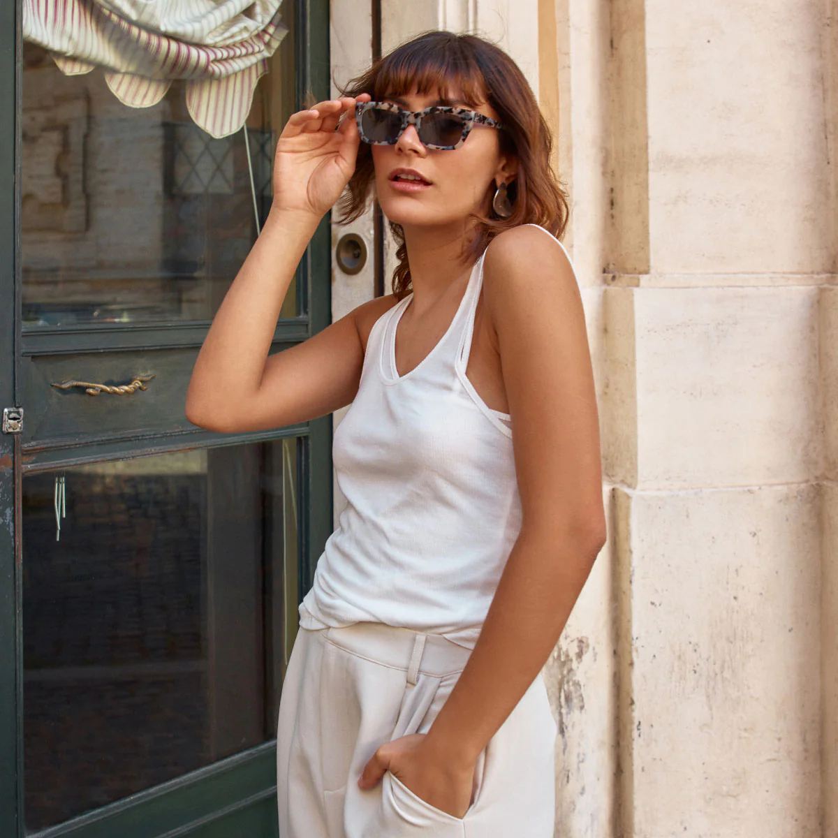 Antagonist Sunglasses - White Tort - Image 11