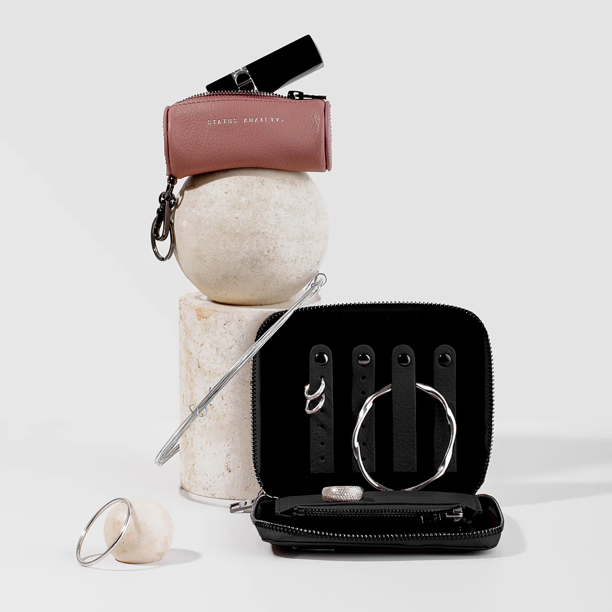 Change Always Comes Jewellery Case - Black - Image 11