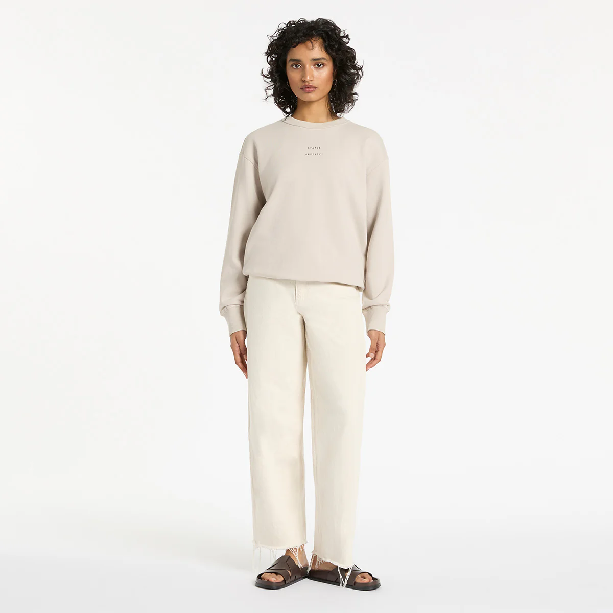 Could Be Nice Logo - Women's Classic Crew / Dove Grey - Image 7