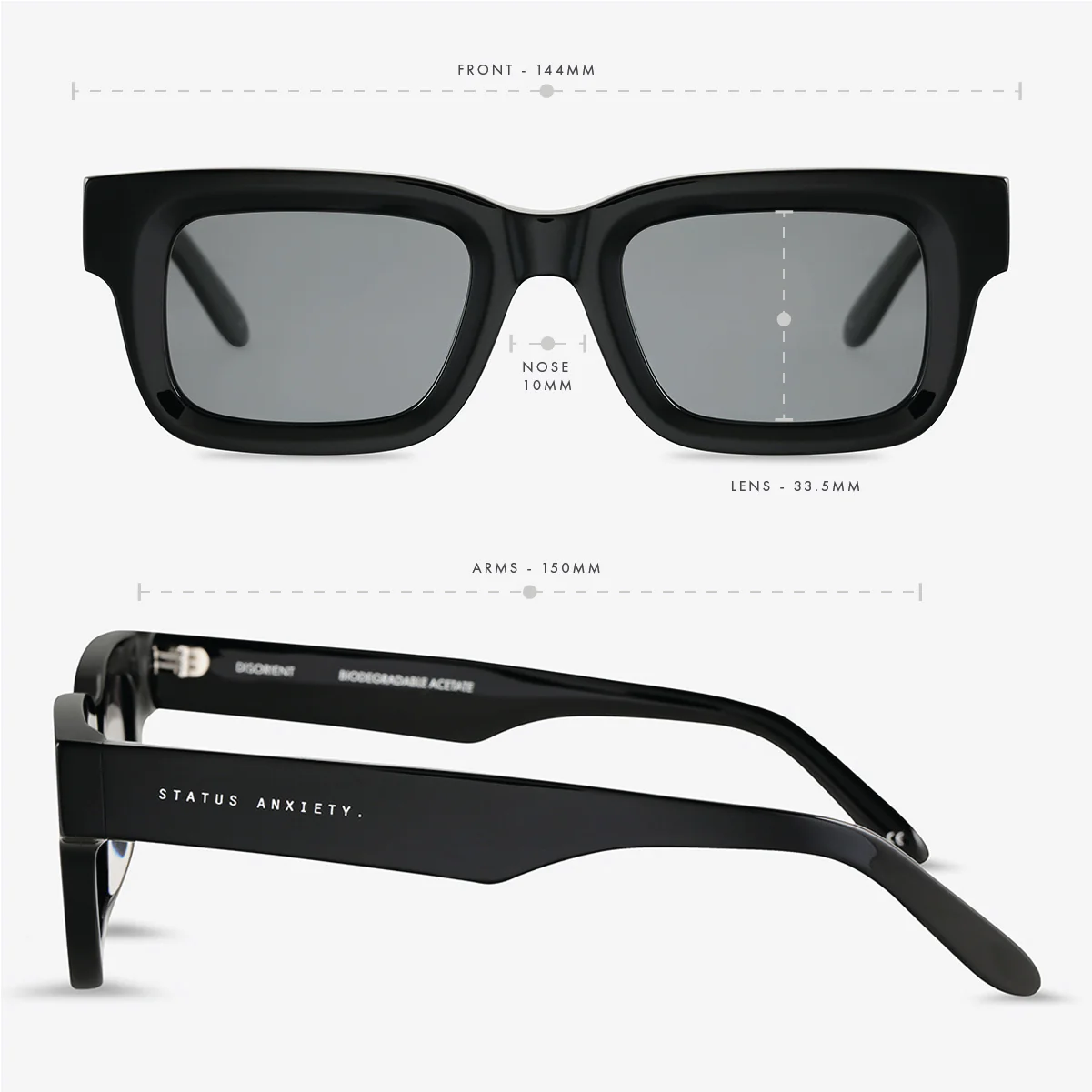 Disorient Sunglasses - Black - Image 6