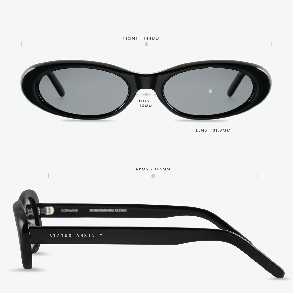 Dopamine Sunglasses - Black - Image 6