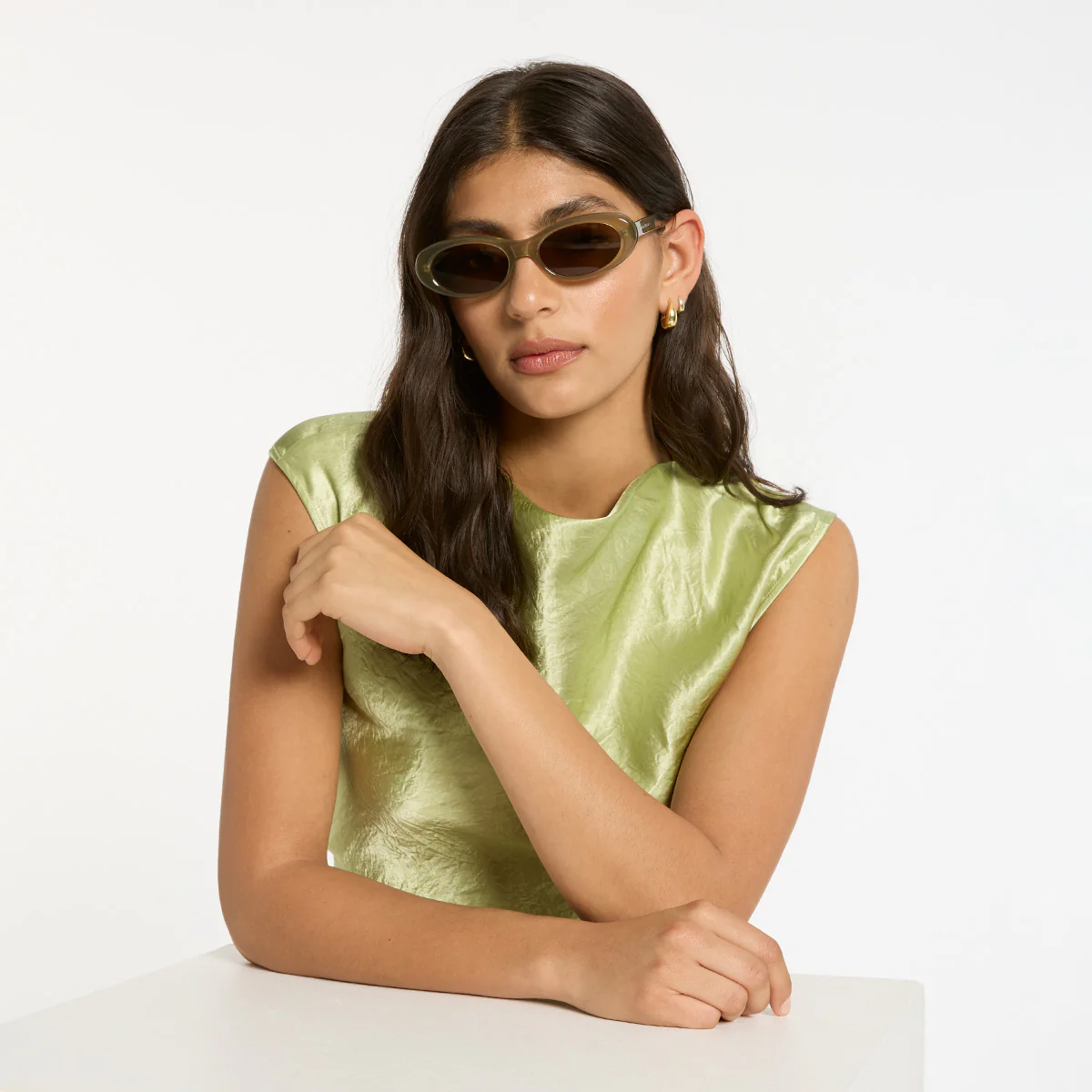Dopamine Sunglasses - Pear - Image 2
