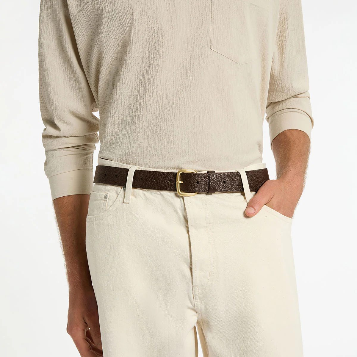 Ease Up Belt - Choc/Gold - Image 7