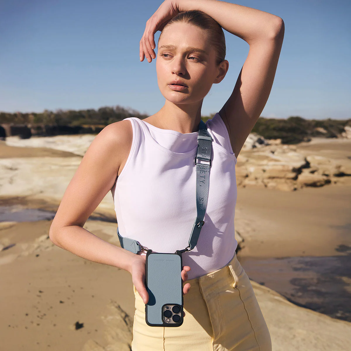 Enough To Leave Phone Case - Powder Blue - Image 5