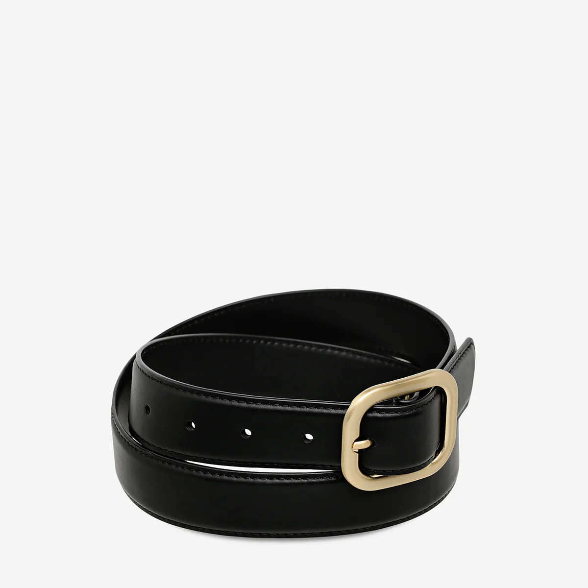 Falling Quiet Belt - Black Nappa/Gold - Image 3