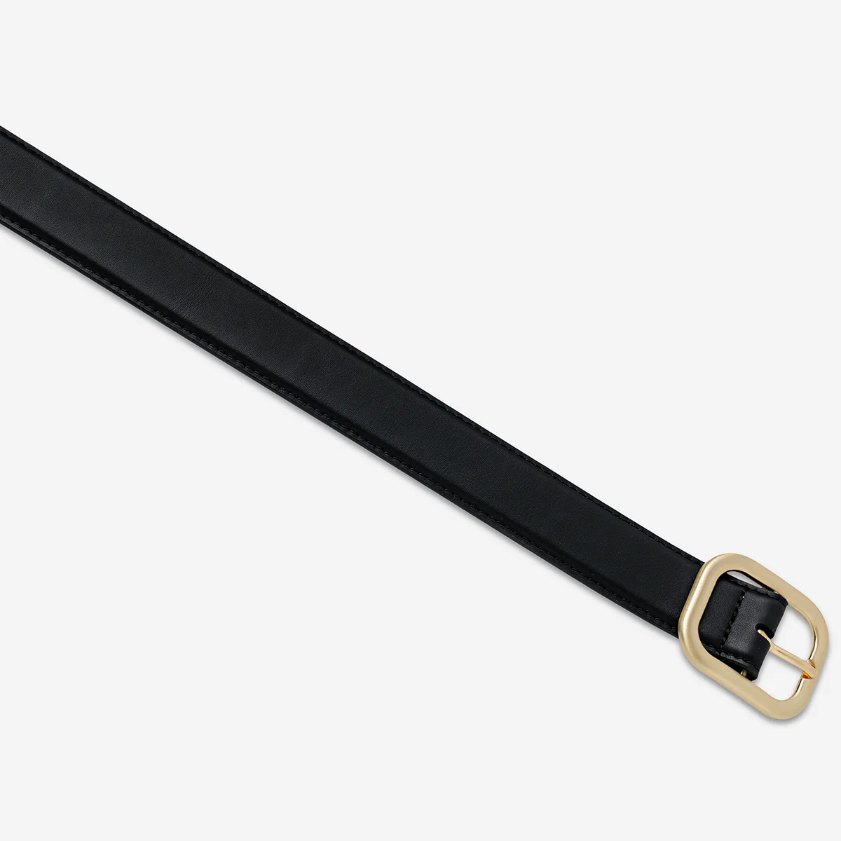 Falling Quiet Belt - Black Nappa/Gold - Image 4