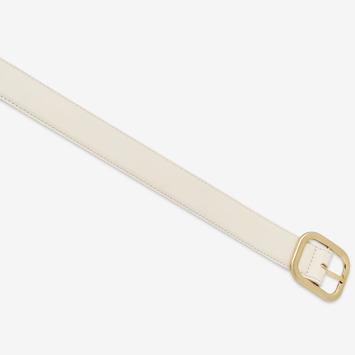 Falling Quiet Belt - Ivory Nappa/Gold - Image 4