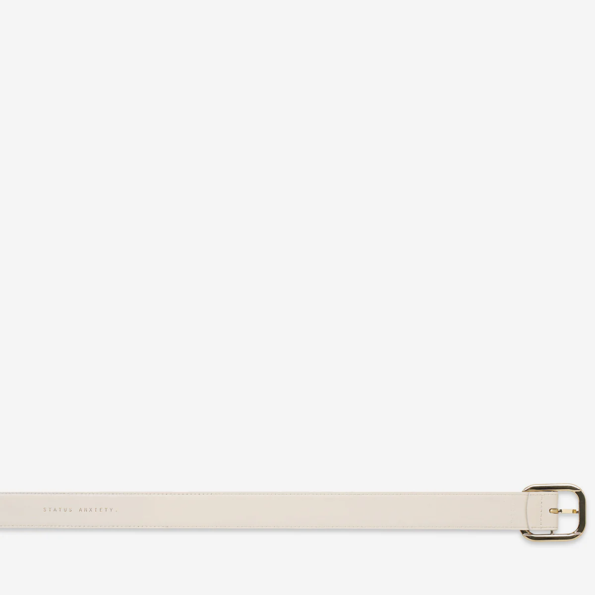 Falling Quiet Belt - Ivory Nappa/Gold - Image 6