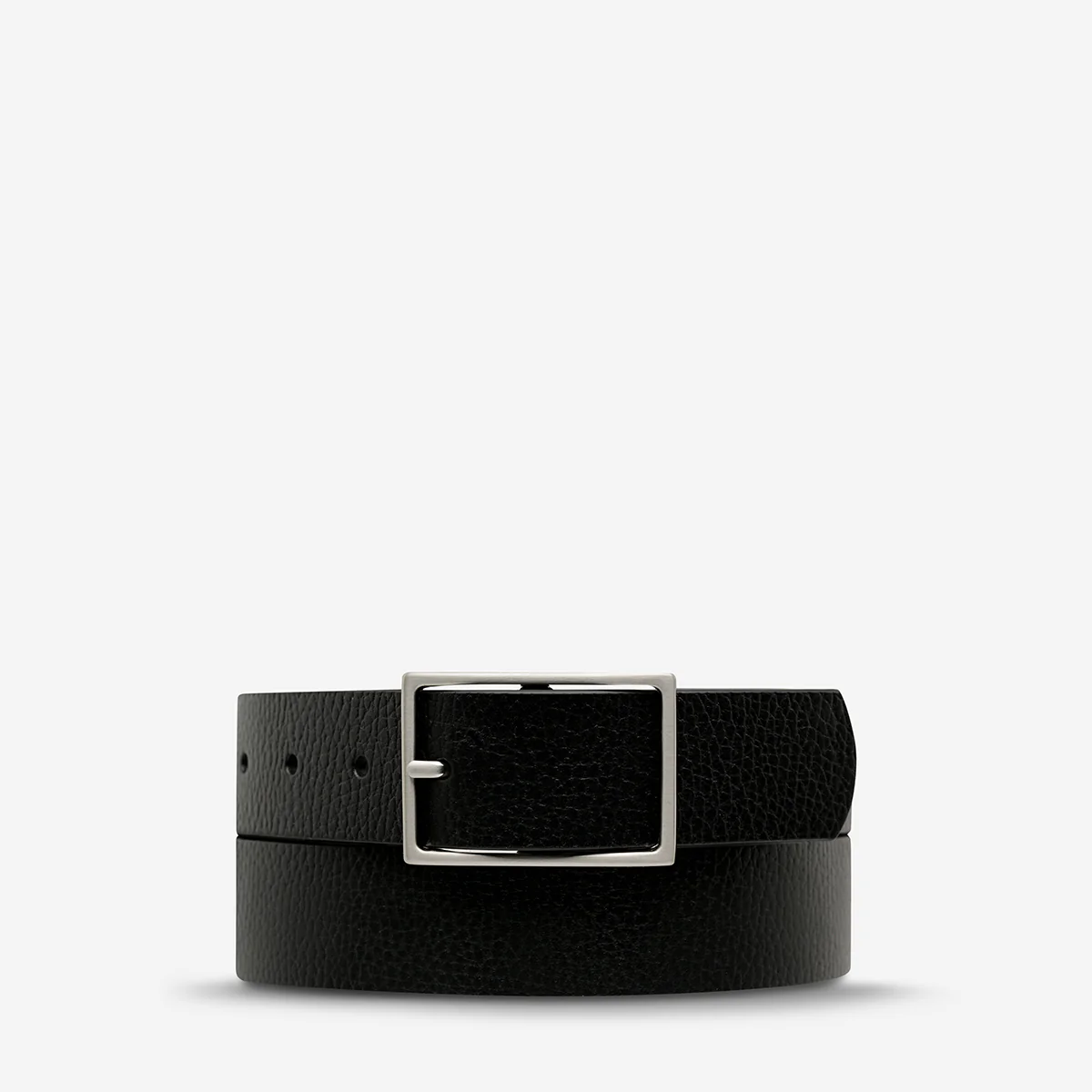 Getting Real Belt - Black/Silver