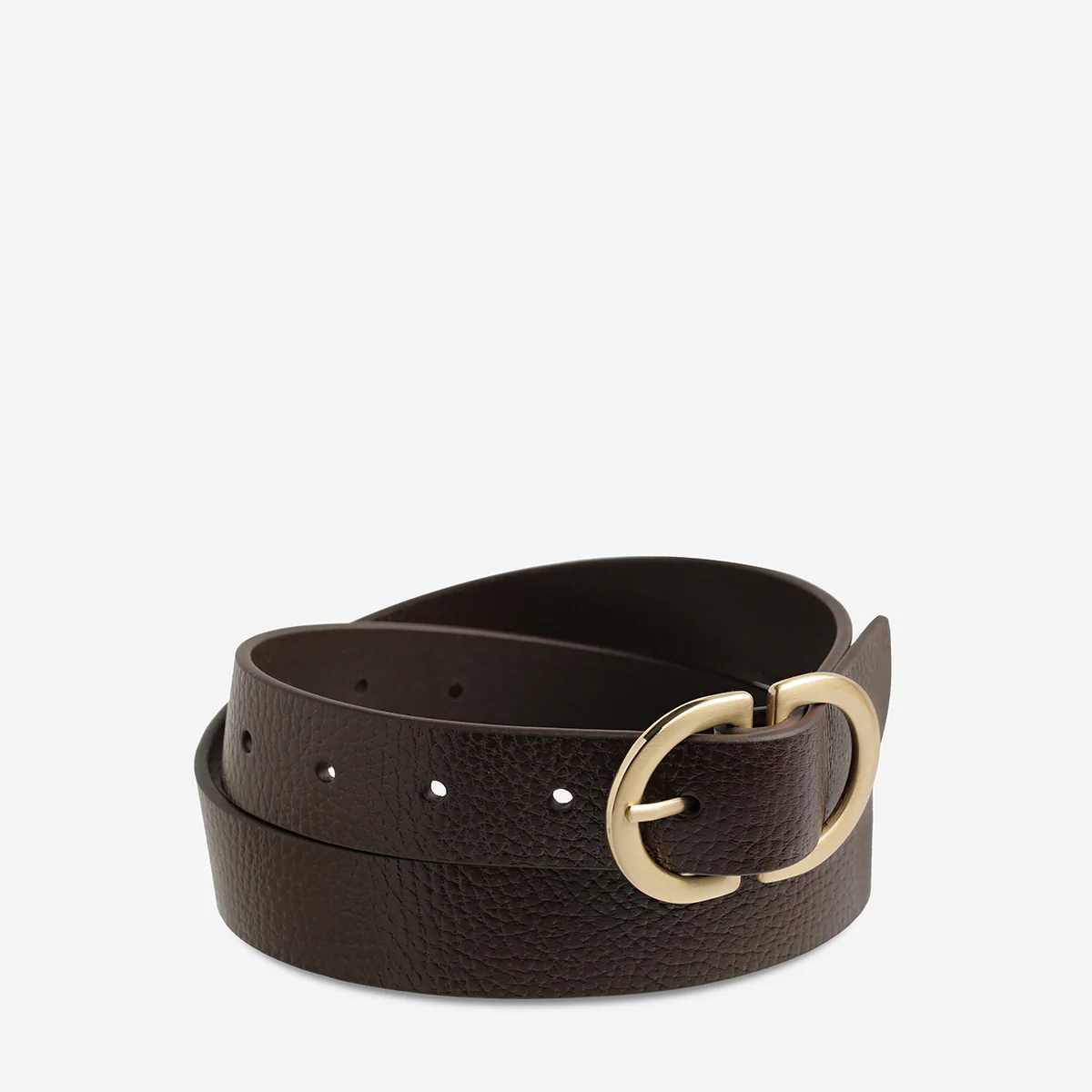 In Reverse Belt - Choc/Gold - Image 3