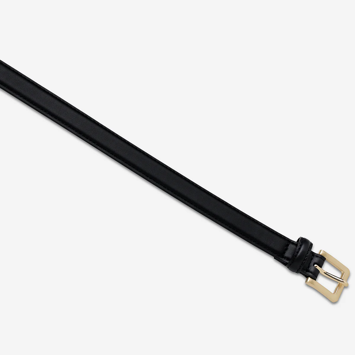 In Your Eyes Belt - Black Nappa/Gold - Image 4