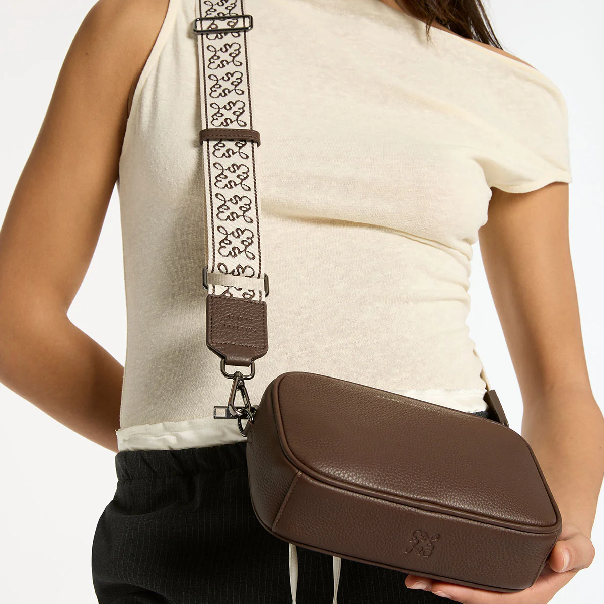 Jacquard Strap Medium - Cocoa - Image 7