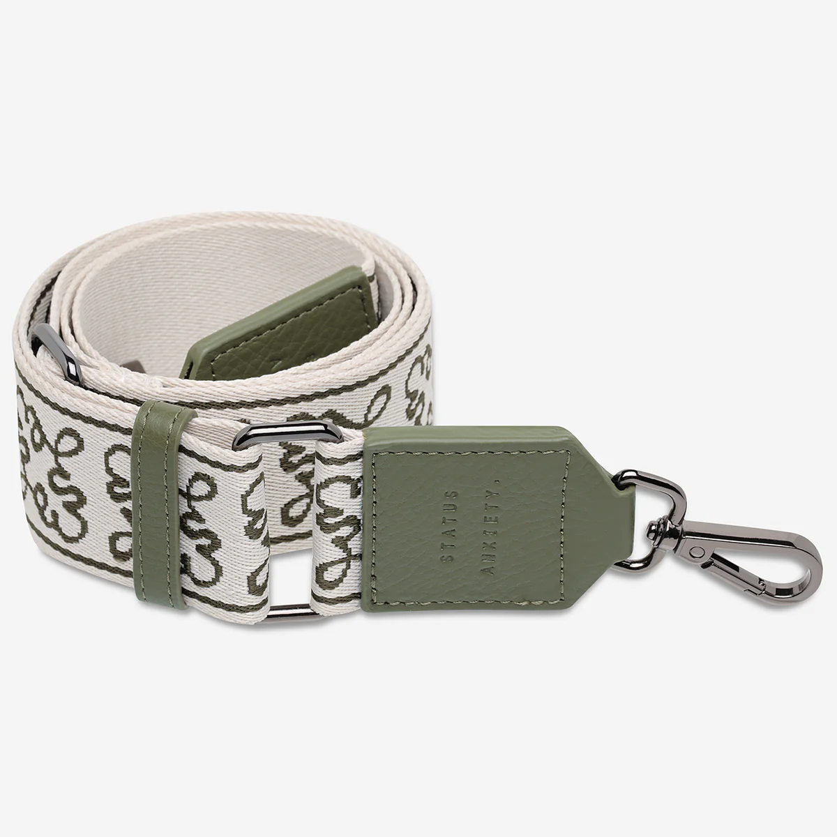 Jacquard Strap Medium - Khaki - Image 4