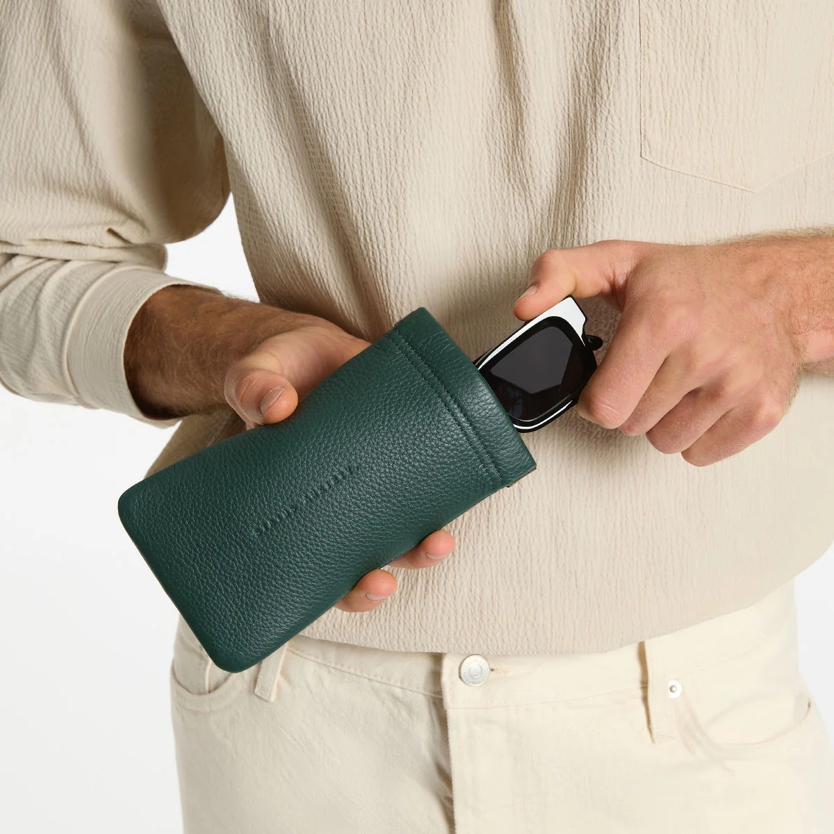Keepsake Sunglasses Case - Teal - Image 5