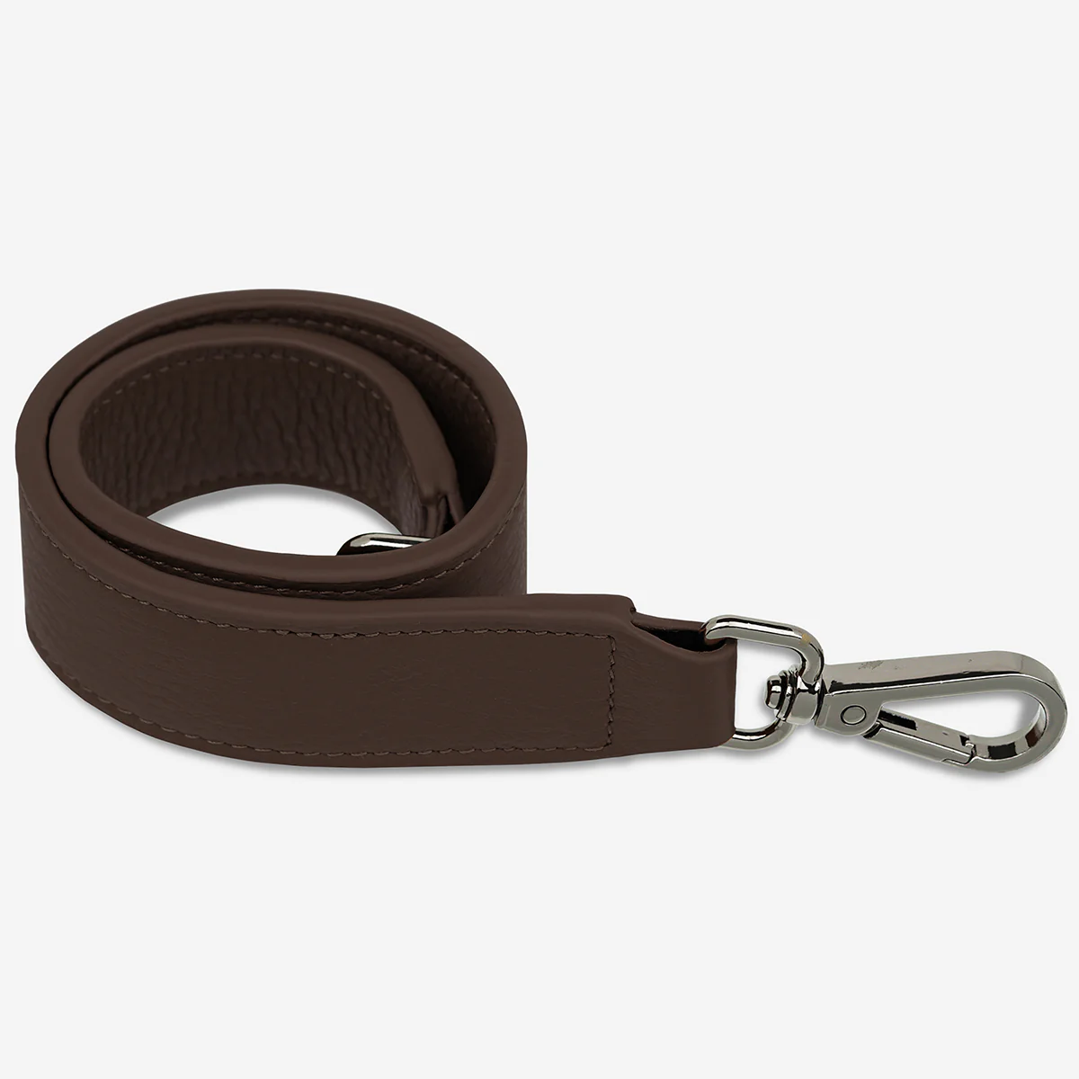 Leather Strap Short - Cocoa - Image 2