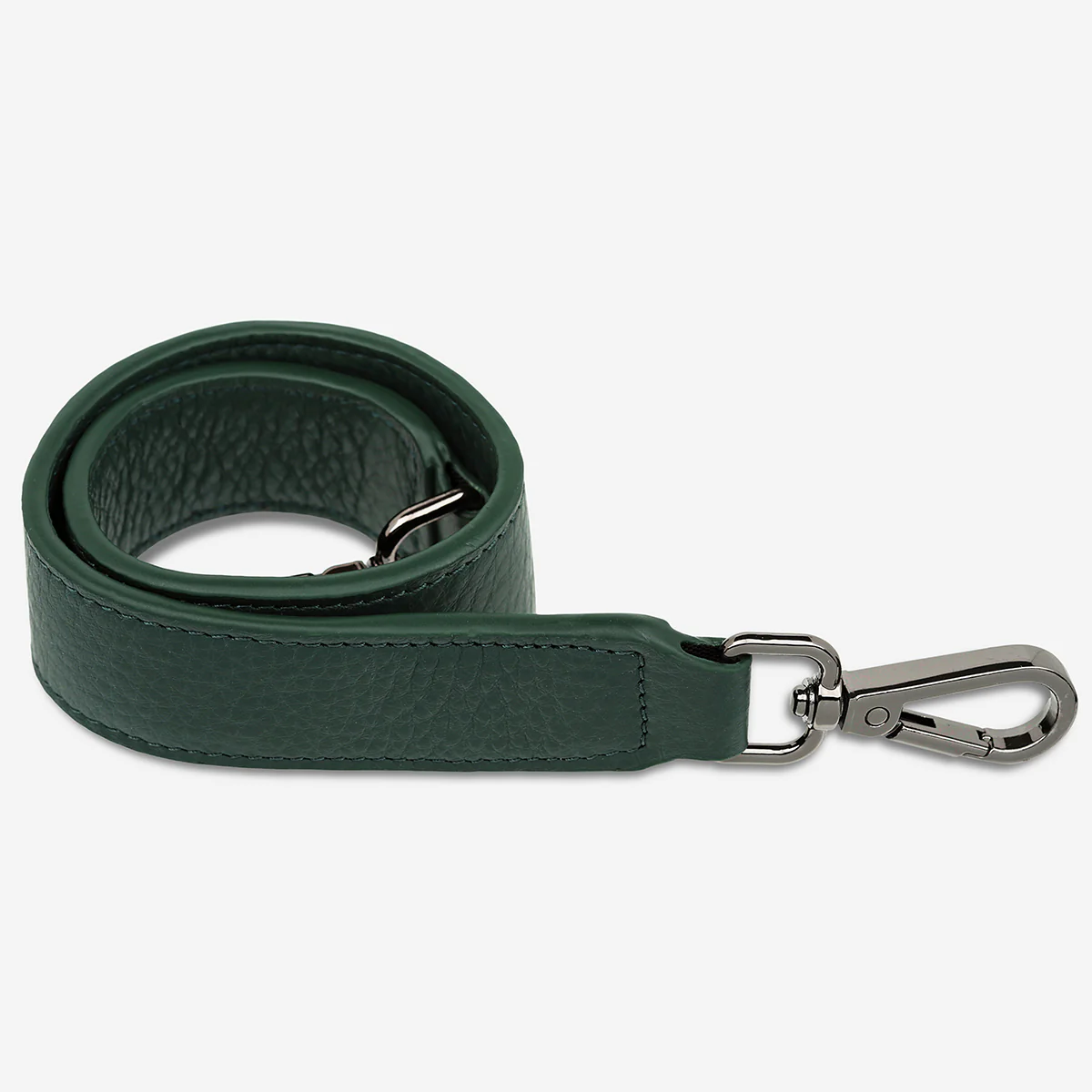 Leather Strap Short - Green - Image 2
