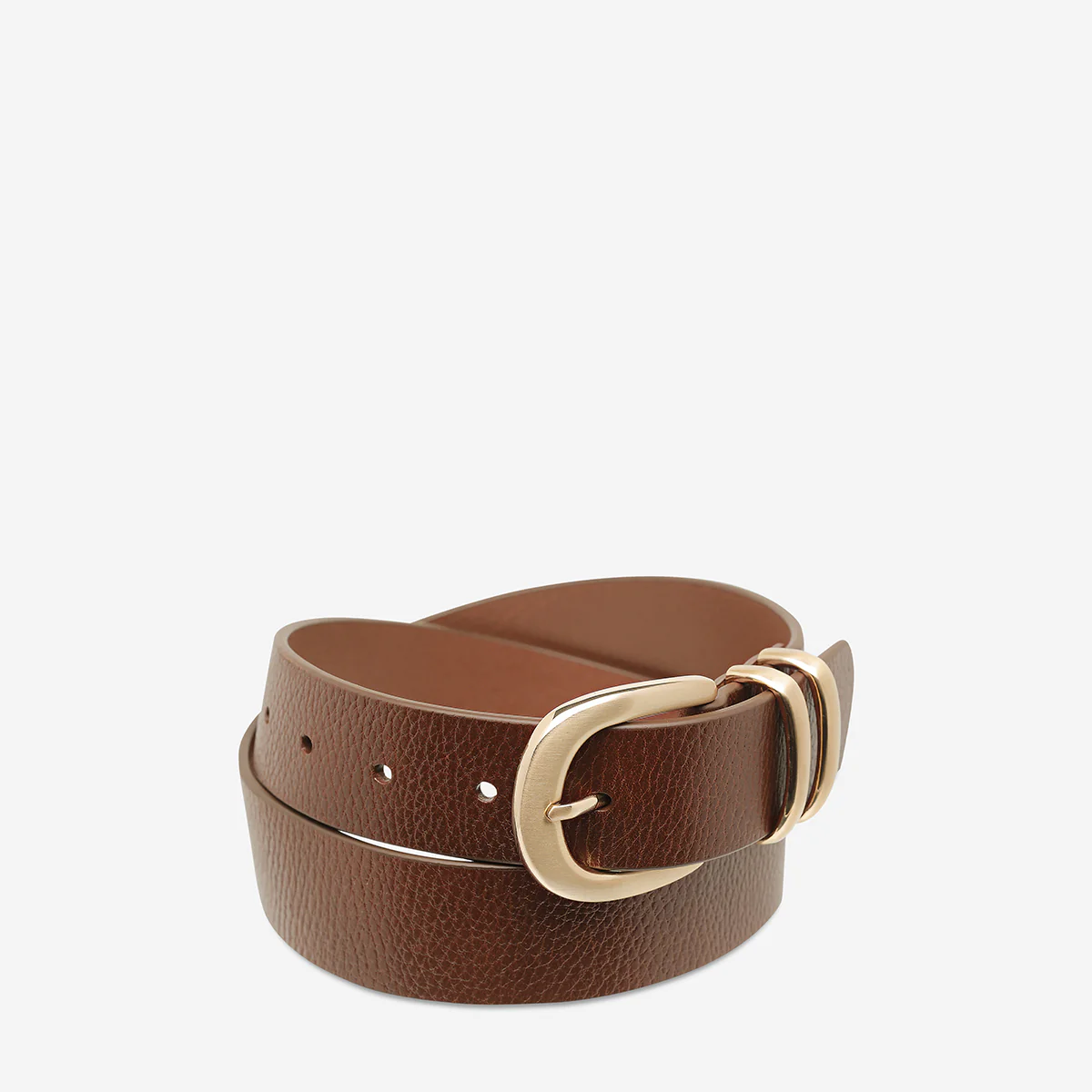 Let It Be Belt - Tan/Gold - Image 3
