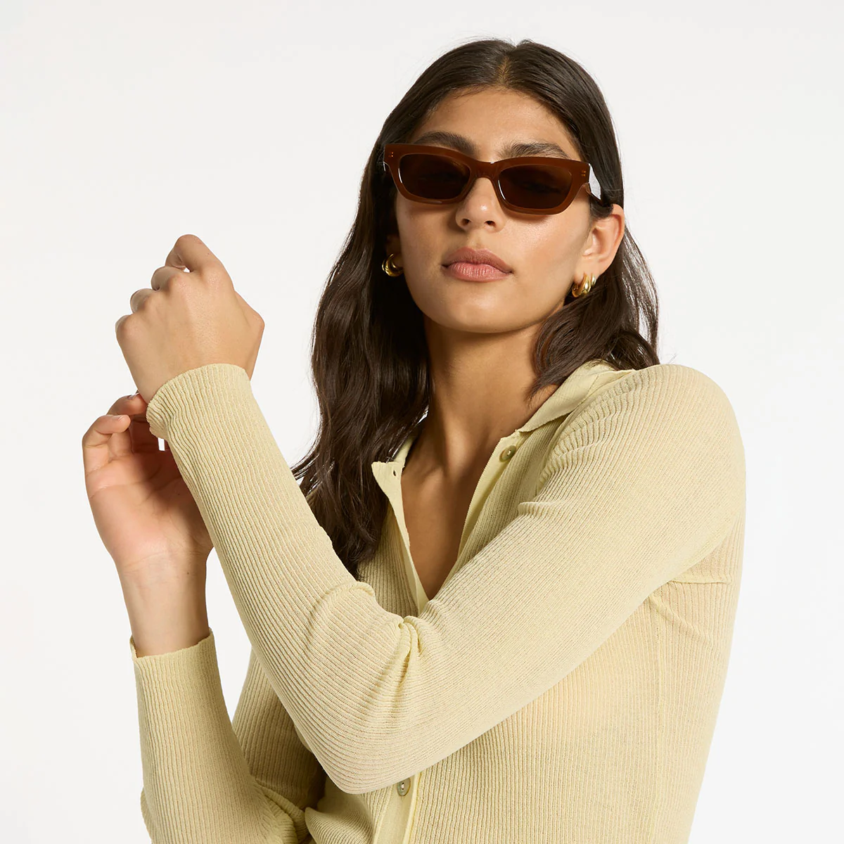 Levity Sunglasses - Brown - Image 8
