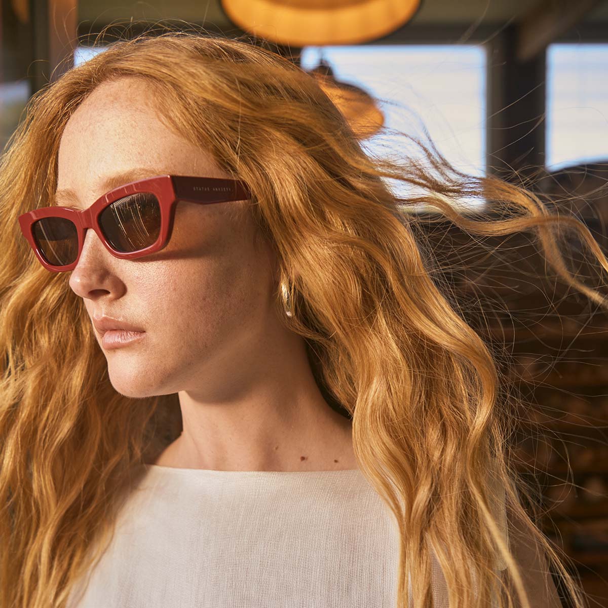 Levity Sunglasses - Cherry - Image 9