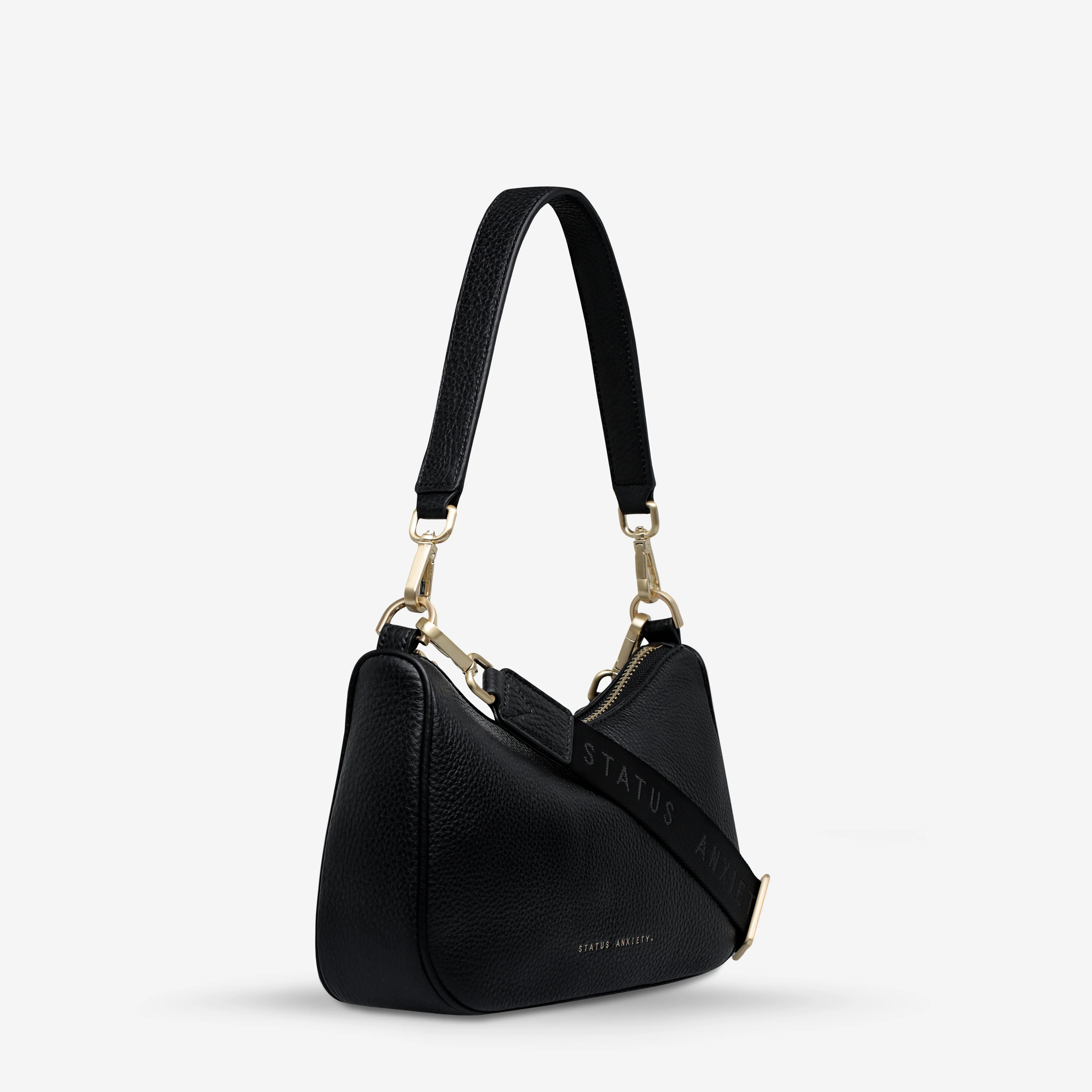 Look Both Ways Bag - Black/Brushed Gold - Image 4