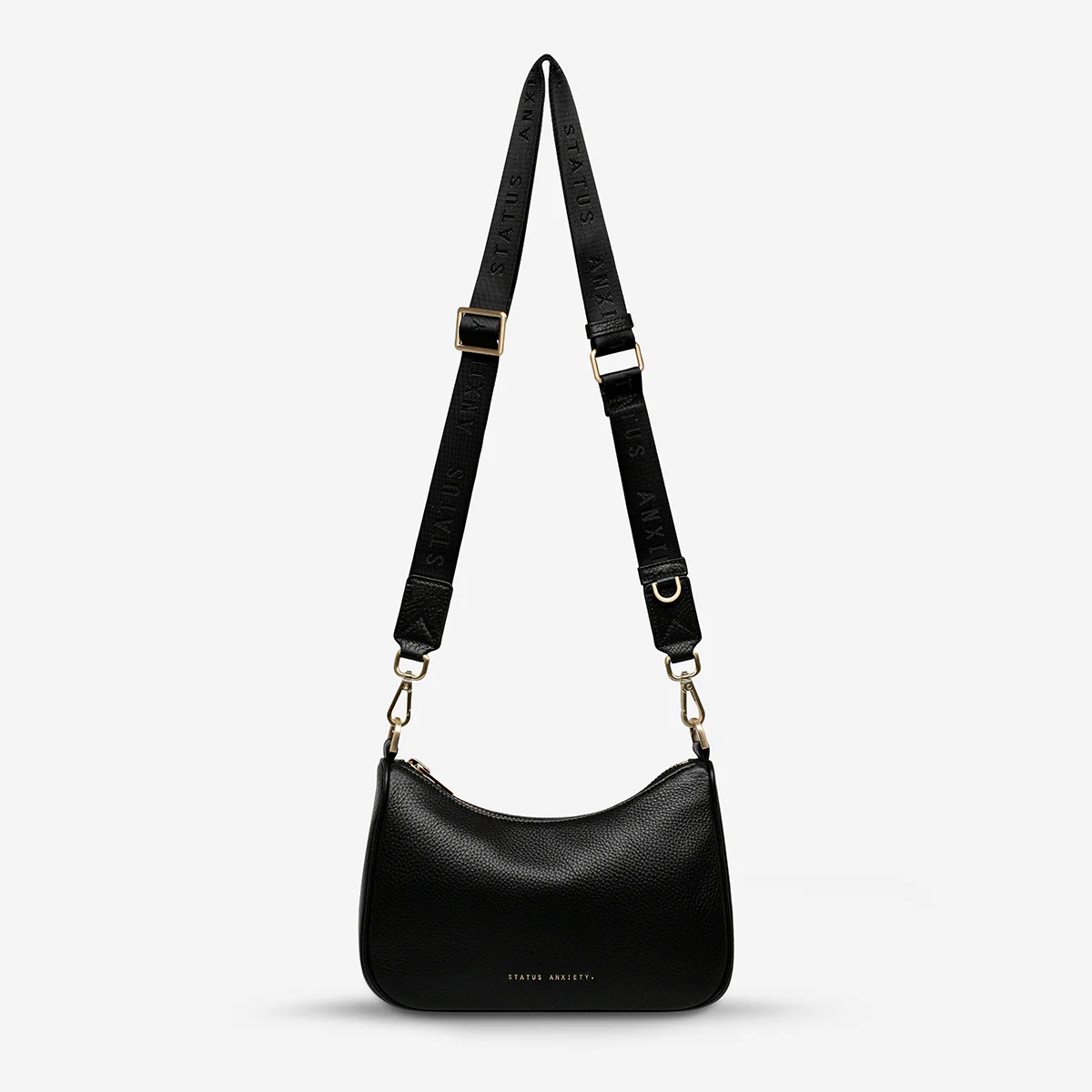 Look Both Ways Bag - Black/Brushed Gold - Image 7