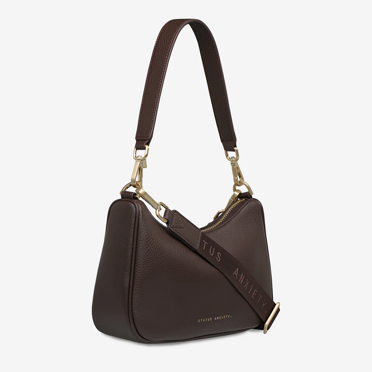Look Both Ways Bag - Cocoa/Brushed Gold - Image 4