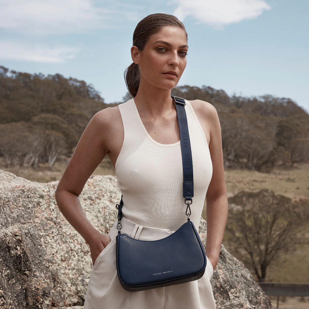 Look Both Ways Bag - Midnight Blue - Image 11