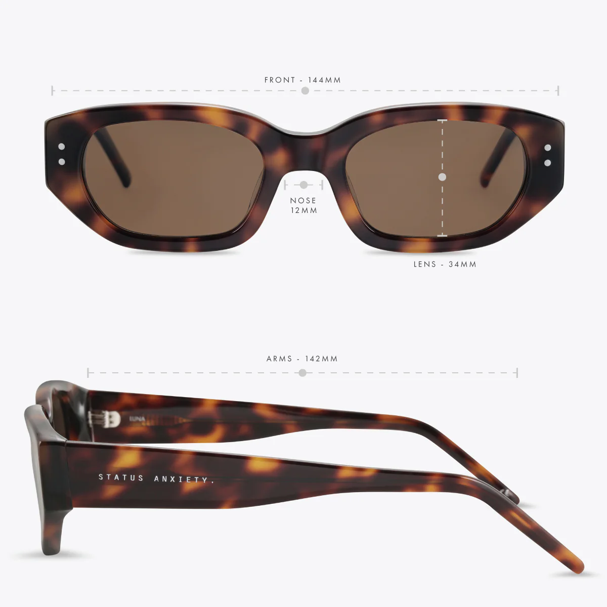 Luna Sunglasses - Brown Tort - Image 6