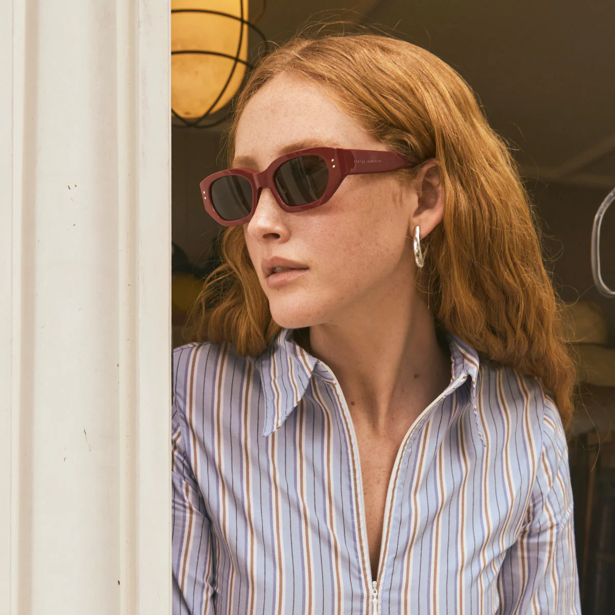 Luna Sunglasses - Cherry - Image 11