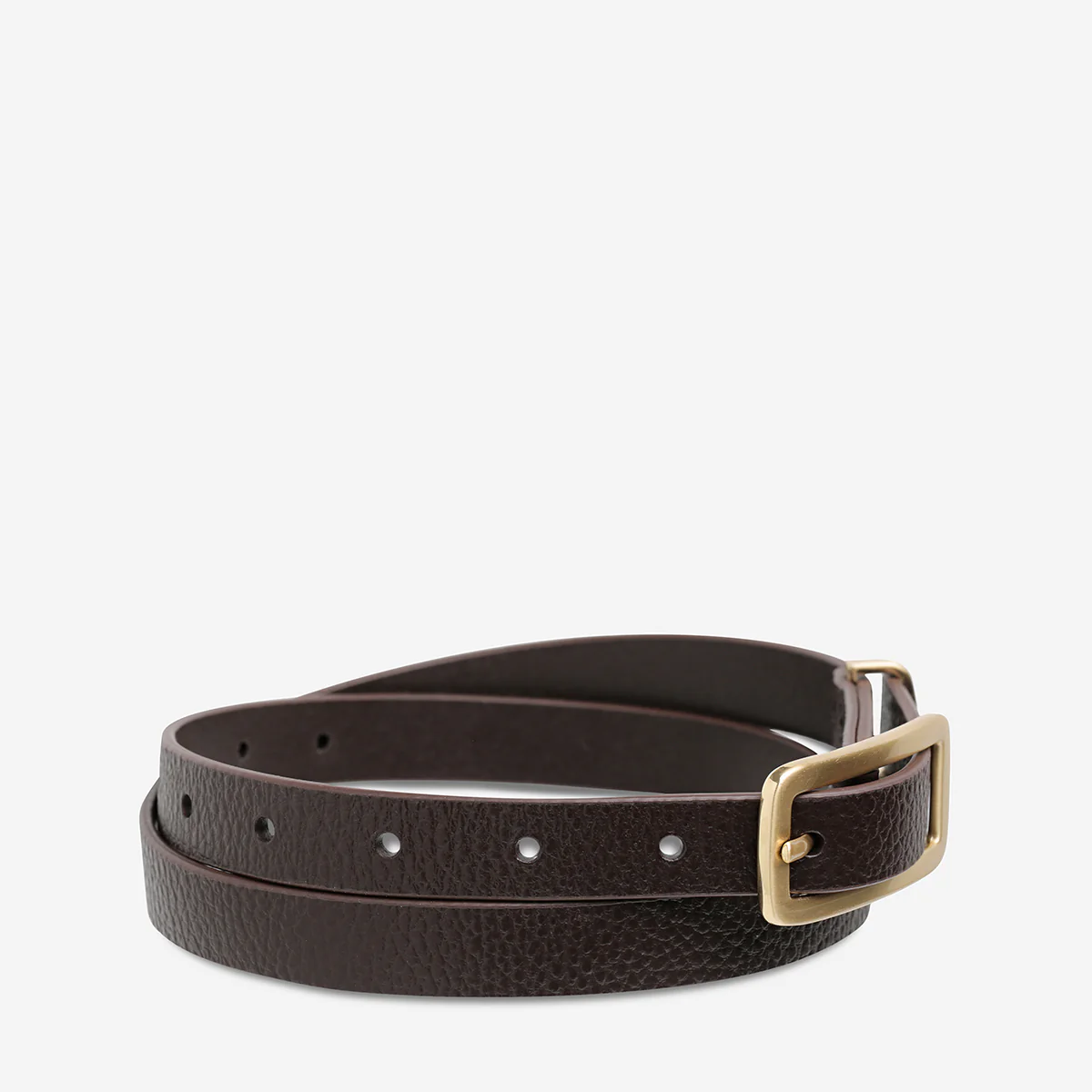 Muse Belt - Choc/Gold - Image 3