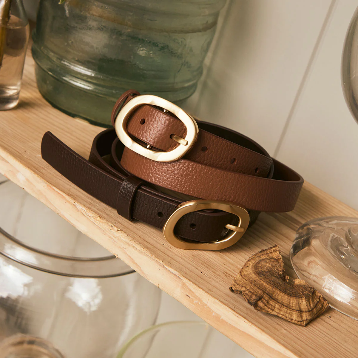 Nocturne Belt - Choc/Gold - Image 9