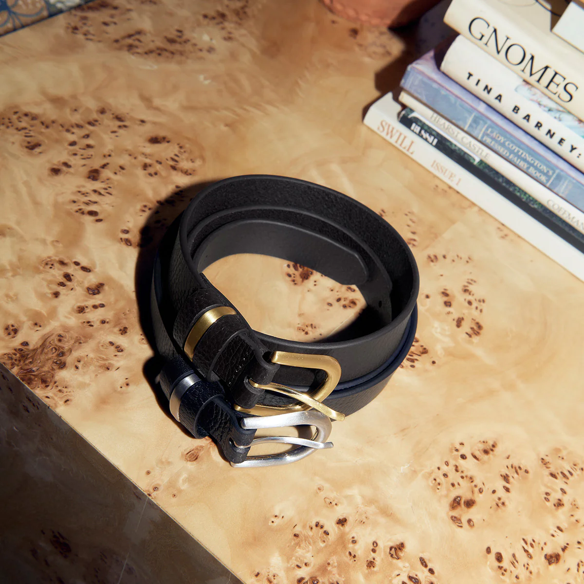 Over And Over Belt - Black/Gold - Image 8
