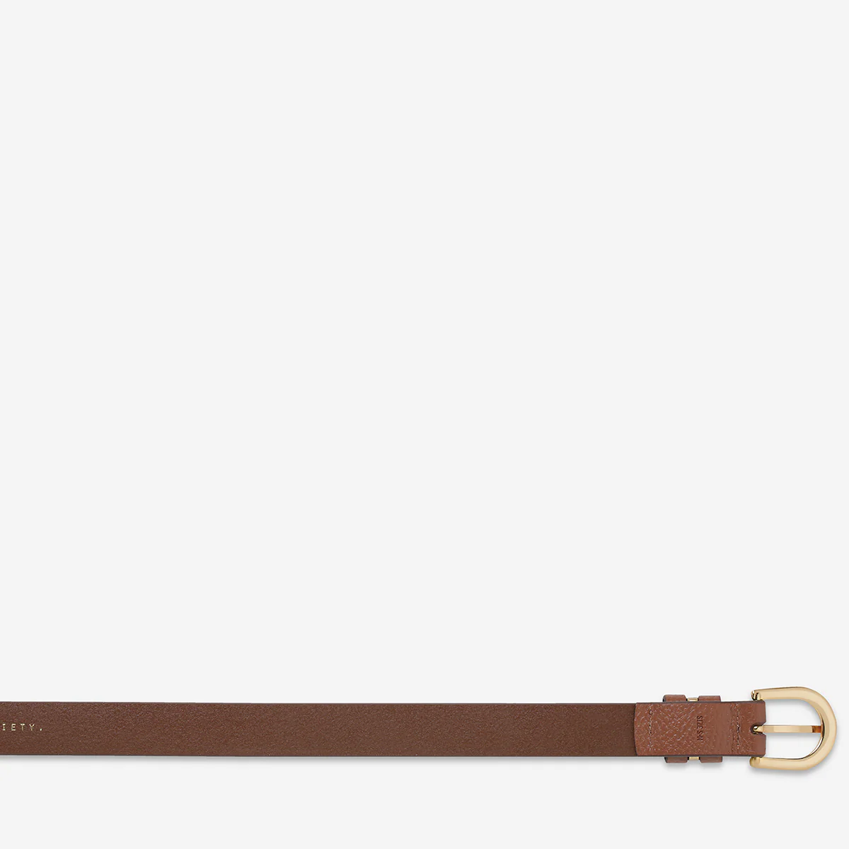 Over And Over Belt - Tan/Gold - Image 6