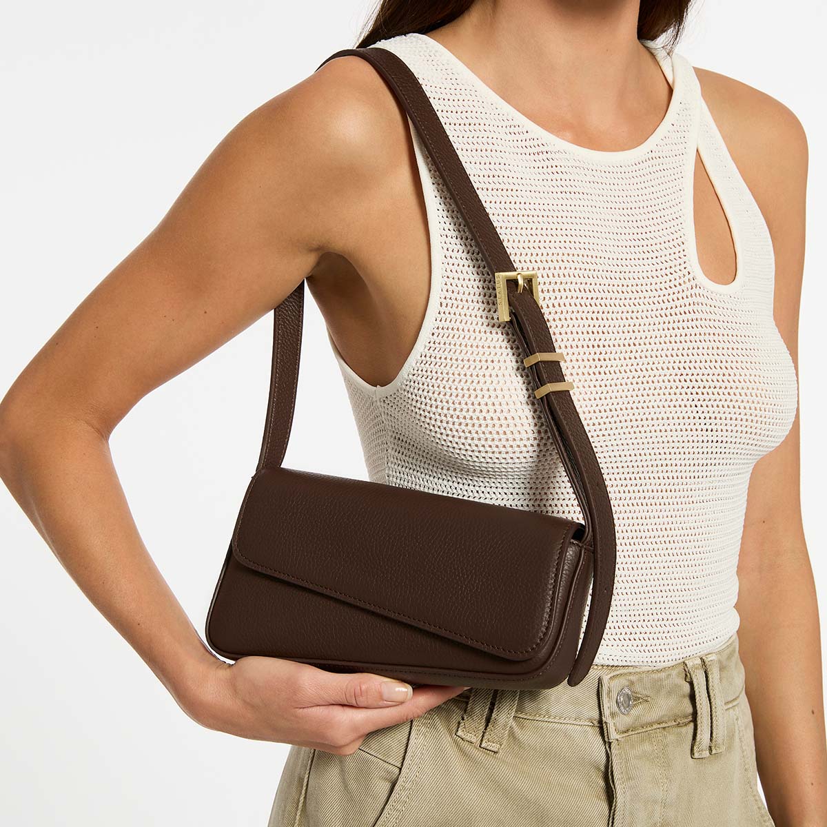 Overnight Obsession Bag - Cocoa/Brushed Gold - Image 8