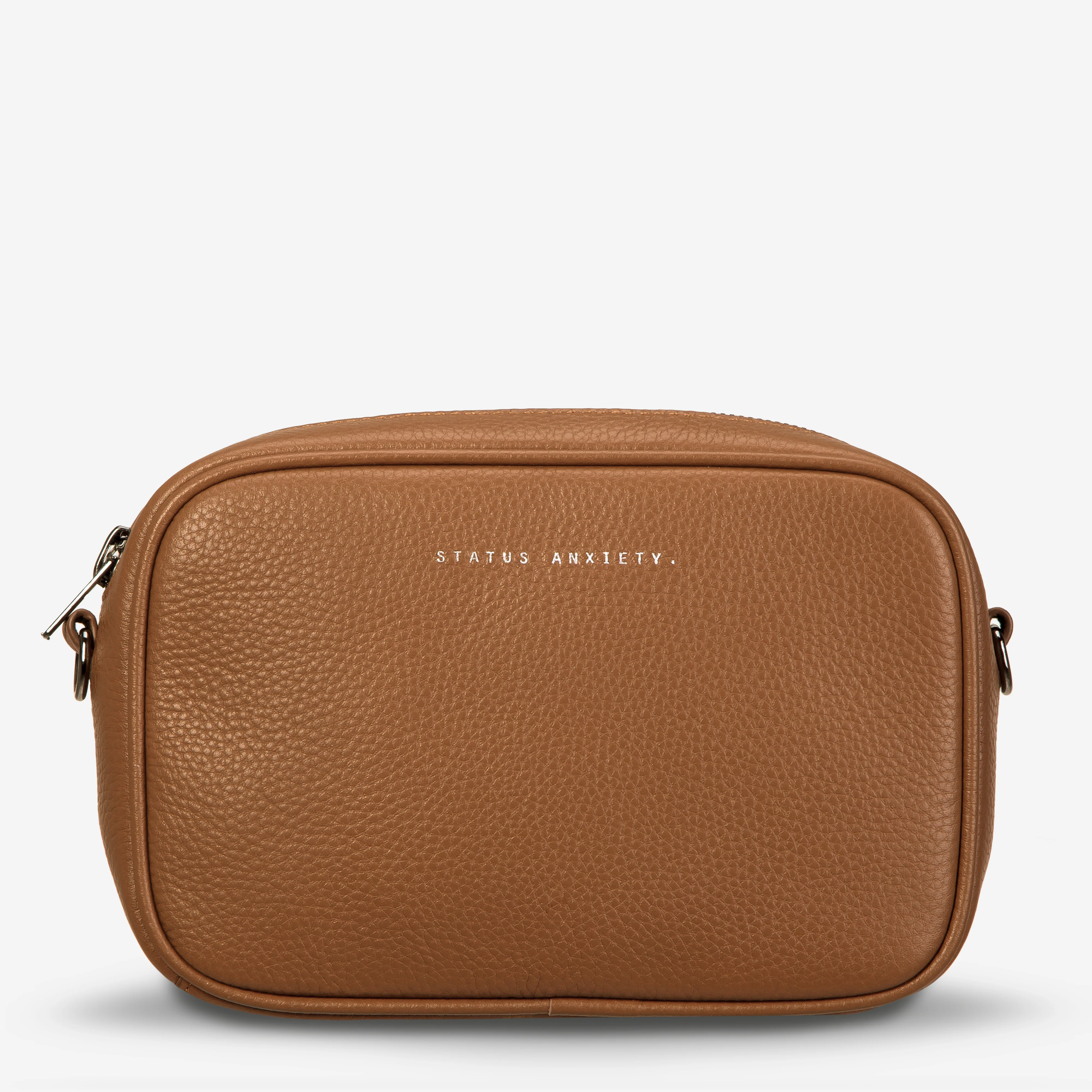 Plunder Bag With Dual Straps - Camel - Image 7