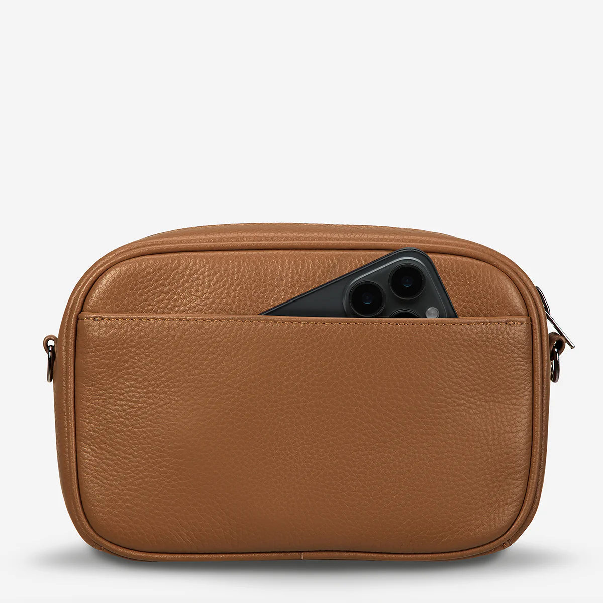 Plunder Bag With Dual Straps - Camel - Image 8