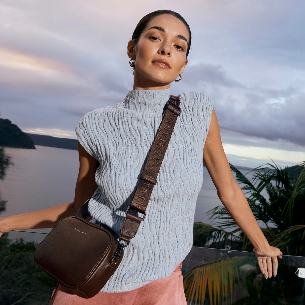 Plunder Bag With Dual Straps - Cocoa - Image 17