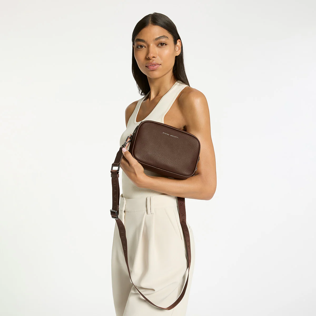 Plunder Bag With Dual Straps - Cocoa - Image 18
