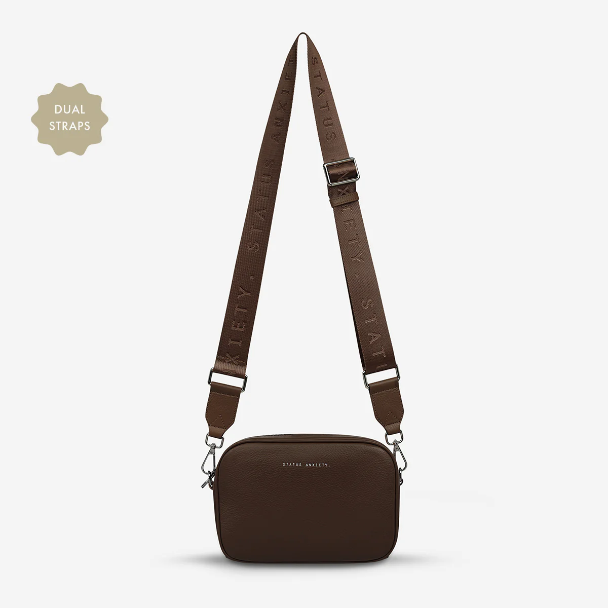 Plunder Bag With Dual Straps - Cocoa - Image 3