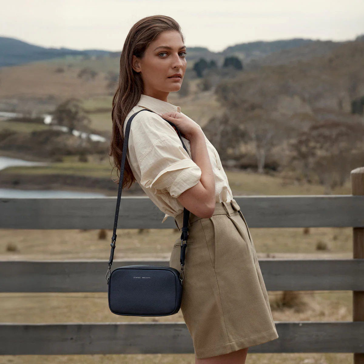 Plunder Bag With Dual Straps - Midnight Blue - Image 10