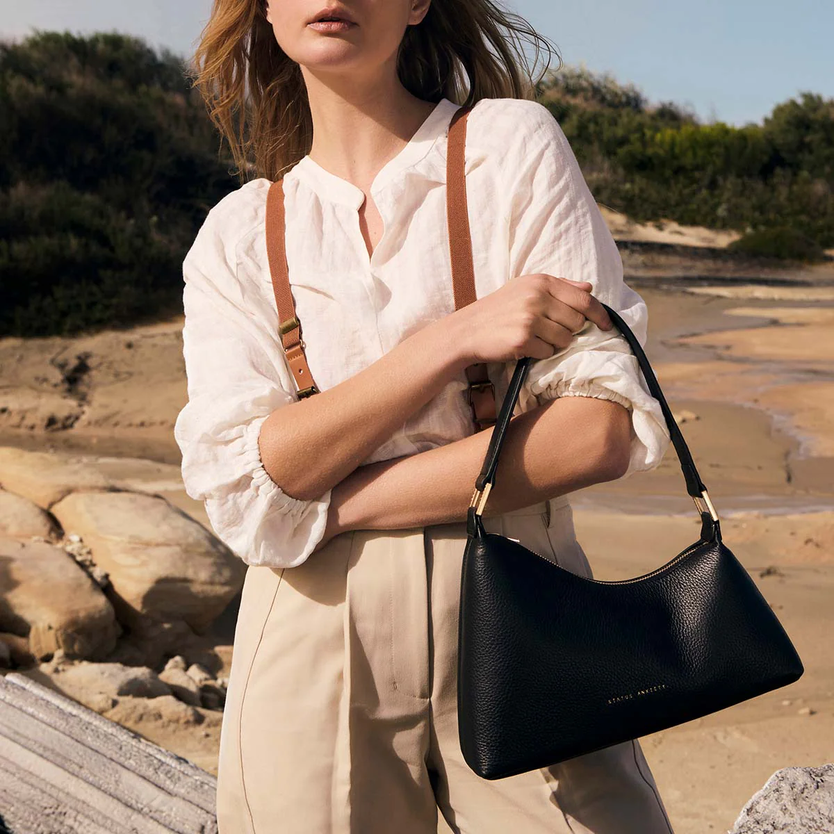 Reverie Bag - Black/Brushed Gold - Image 7