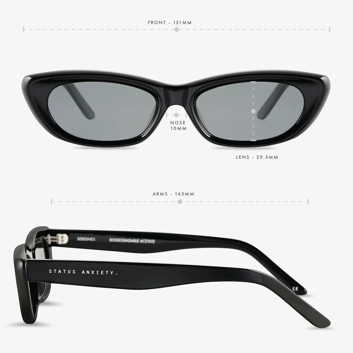 Sidelines Sunglasses - Black - Image 6
