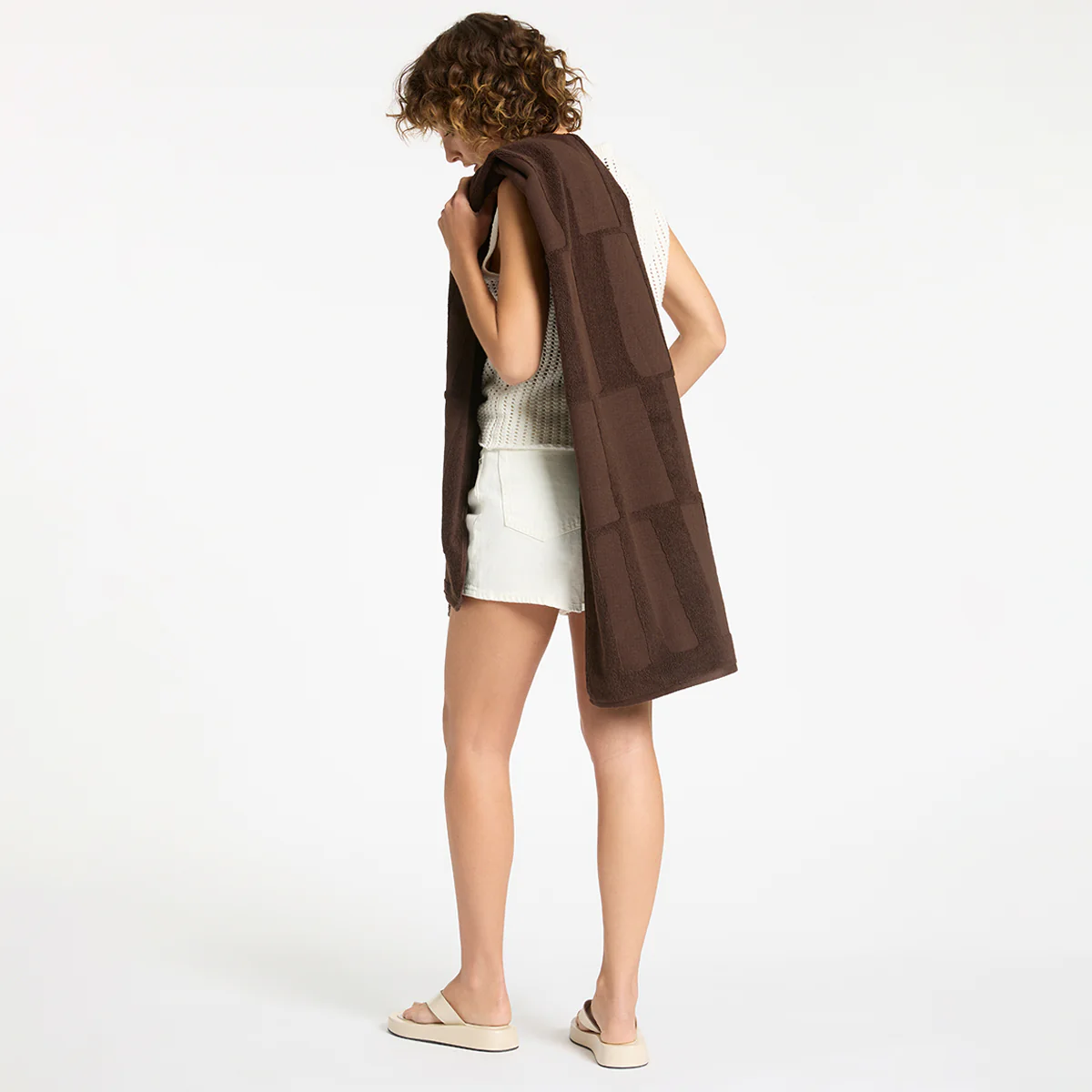 Stay A While Towel - Bark - Image 8