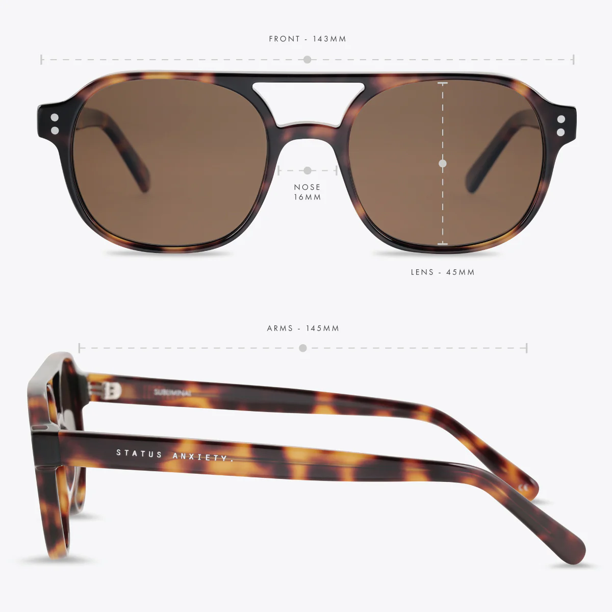 Subliminal Sunglasses - Brown Tort - Image 6