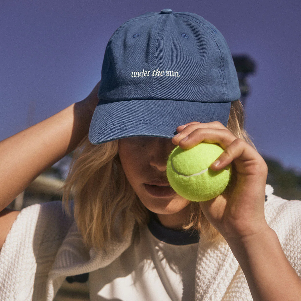 Under The Sun Cap - French Blue - Image 8
