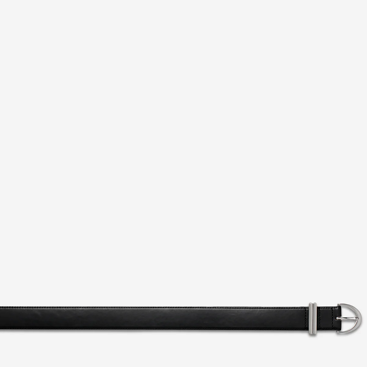 Under Your Spell Belt - Black Nappa/Silver - Image 5