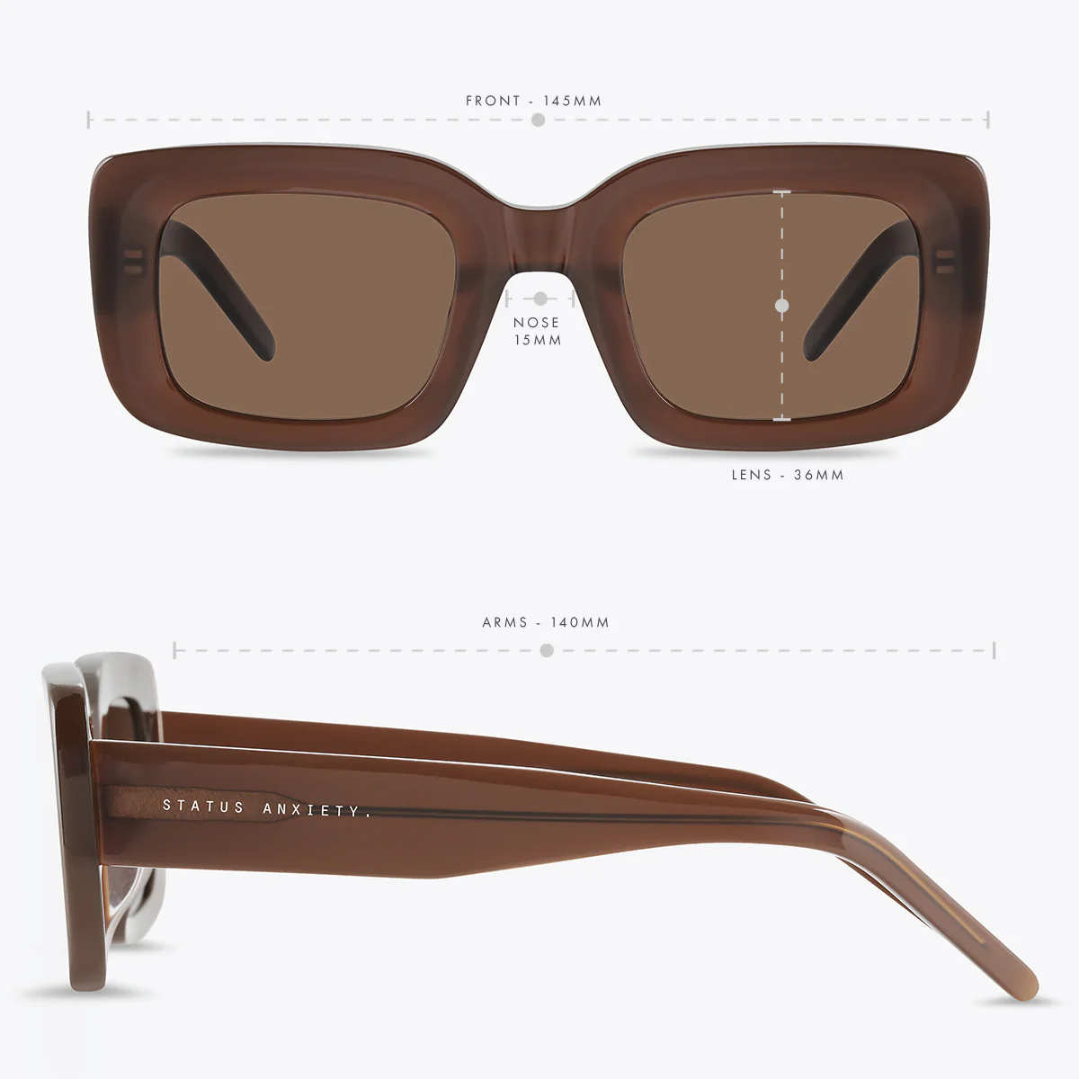 Unyielding Sunglasses - Brown - Image 6