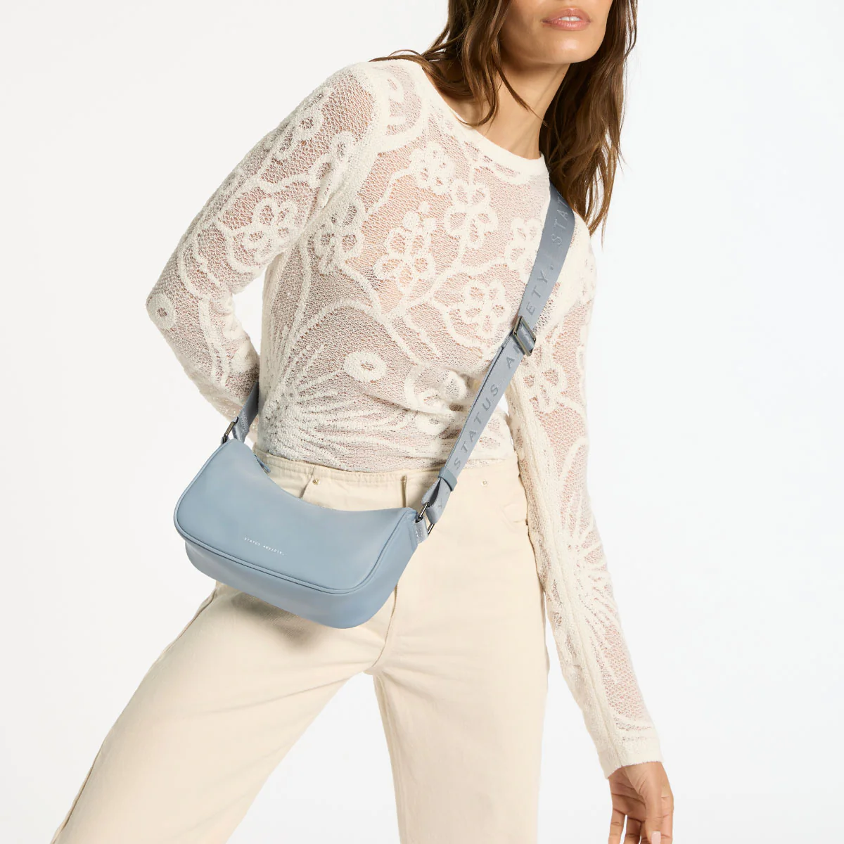 Vida Recycled Bag - Soft Blue - Image 2