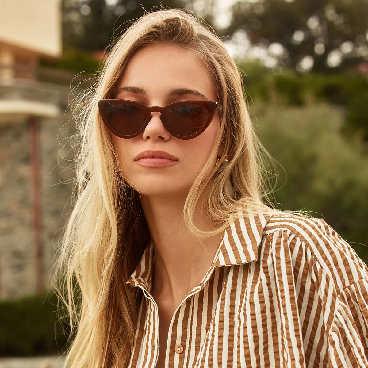 Villain Sunglasses - Brown - Image 7